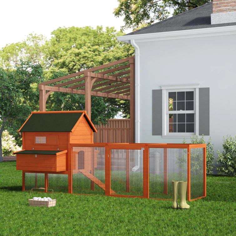 Tucker Murphy Pet™ Camara Chicken Coop with Chicken Run For Up To 6